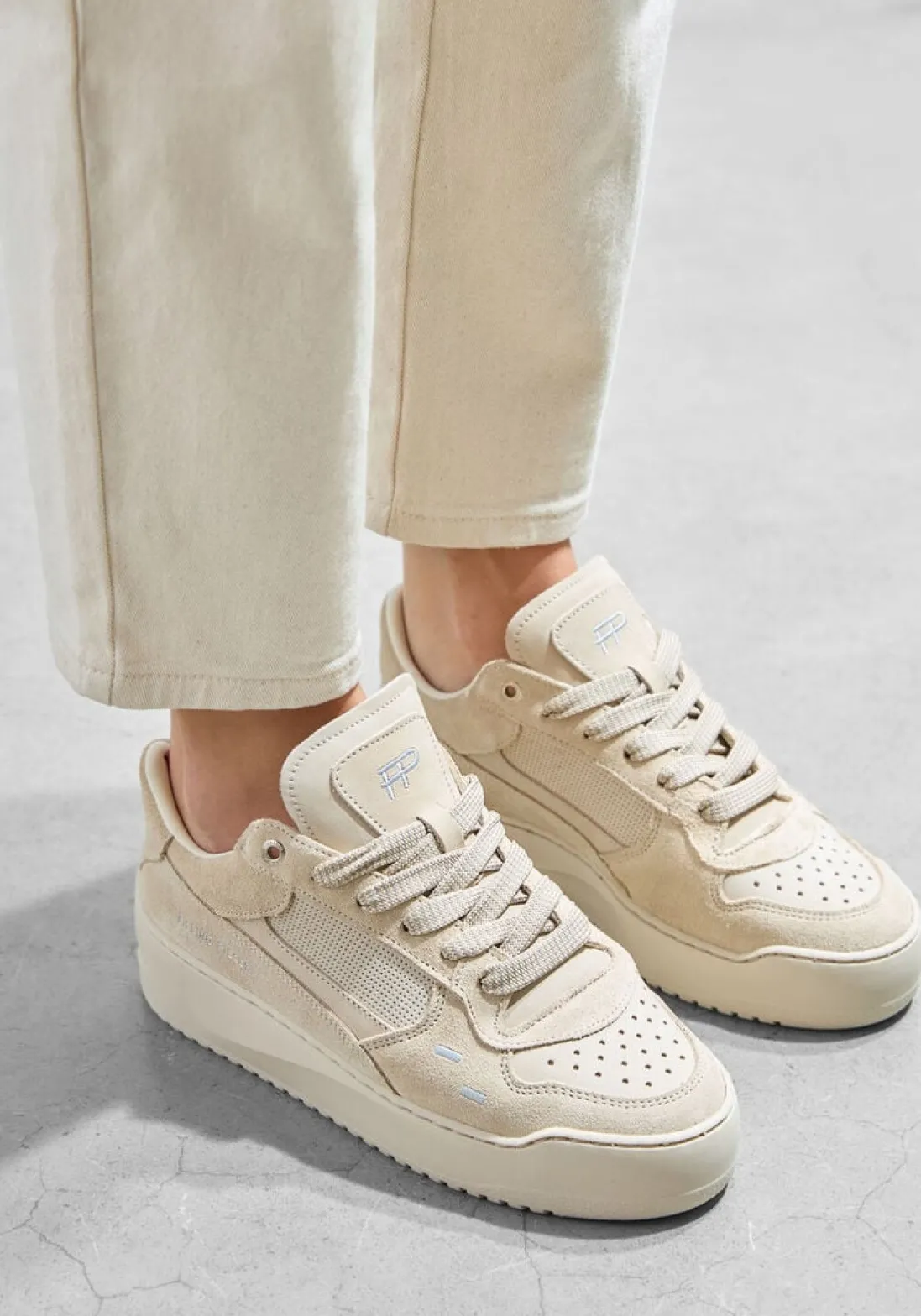 FILLING PIECES sneakers avenue suede beige