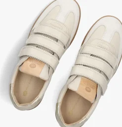 FRED DE LA BRETONIERE lage sneakers pearl valencia leather beige Hot