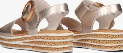GABOR platte sandalen 550.2 beige