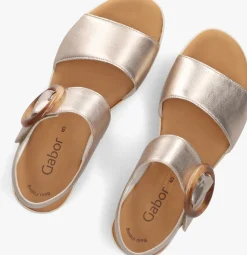 GABOR platte sandalen 550.2 beige