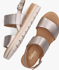 GABOR platte sandalen 774.1 beige Online