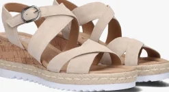 GABOR sandalen met hak 832 beige Discount