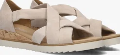 GABOR sandalen met hak 782 beige New
