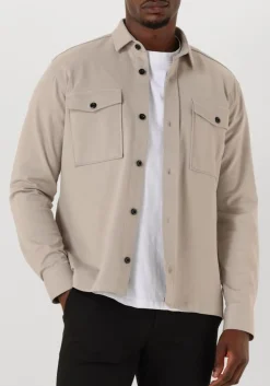 GENTI overshirt midtown relaxed fit beige Hot