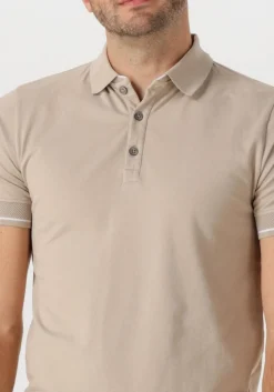 GENTI polo polo 3 button ss j2001-1212 beige Clearance