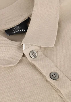 GENTI polo polo 3 button ss j2001-1212 beige Clearance