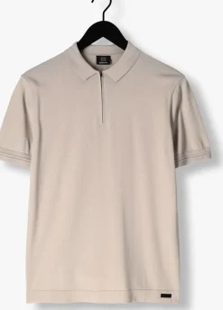 GENTI polo polo zip ss k2053-1260 beige Outlet