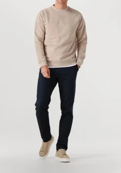 GENTI trui basic logo sweater beige Online