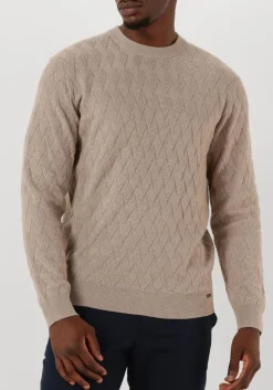 GENTILUOMO trui round ls beige Sale