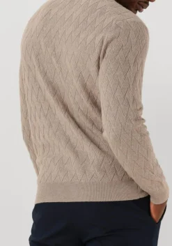 GENTILUOMO trui round ls beige Sale