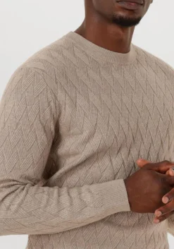 GENTILUOMO trui round ls beige Sale