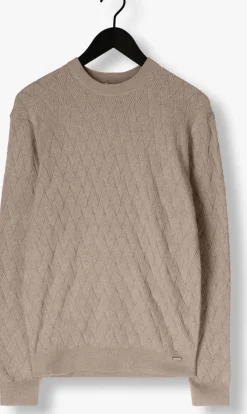 GENTILUOMO trui round ls beige Sale