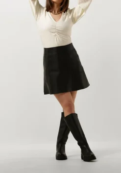 GESTUZ blouses rifagz v-neck blouse beige Hot