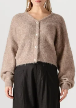 GESTUZ vest sanagz cardigan beige Hot