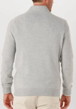 GRAN SASSO trui mock zip beige New