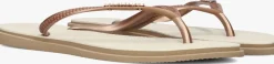 HAVAIANAS teenslippers slim point beige Discount