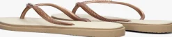 HAVAIANAS teenslippers slim point beige Discount