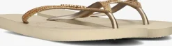 HAVAIANAS teenslippers slim glitter ii beige Online
