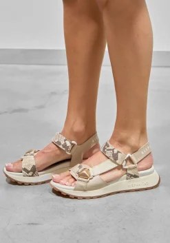 HISPANITAS platte sandalen chv253896 beige Outlet