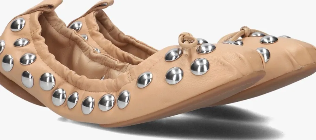 HOGAN ballerina's h684 ballerina borchie beige Outlet