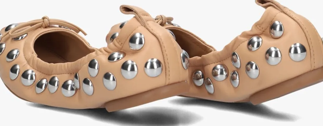 HOGAN ballerina's h684 ballerina borchie beige Outlet