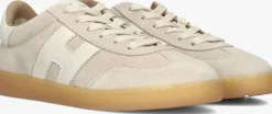 HOGAN lage sneakers cool allacciato h beige