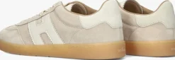 HOGAN lage sneakers cool allacciato h beige