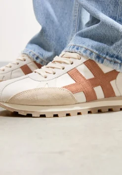 HOGAN lage sneakers h671 allacciato beige Hot