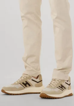 HOGAN lage sneakers hyperlight allacciato h beige Outlet