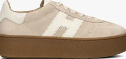 HOGAN lage sneakers h681 allacciato h beige Outlet