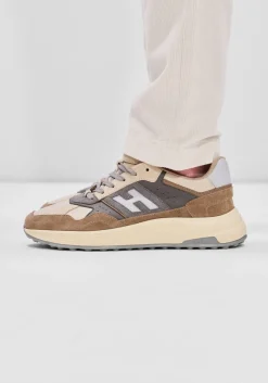 HOGAN lage sneakers hyperlight allacciato h beige Outlet