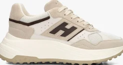 HOGAN lage sneakers h669 allacciato h beige Outlet