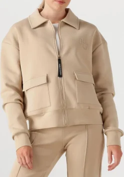 HOUSE OF GRAVITY vest tailored zip cardigan beige Online