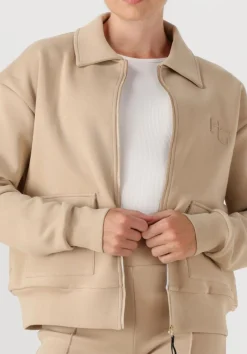 HOUSE OF GRAVITY vest tailored zip cardigan beige Online