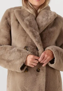 IBANA faux fur jas camia beige Best