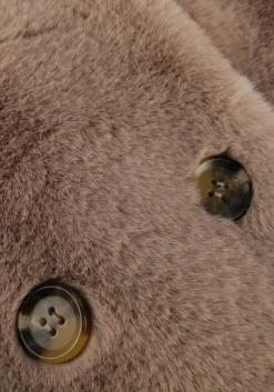 IBANA faux fur jas camia beige Best