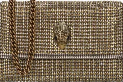 KURT GEIGER LONDON schoudertas kensington chain wallet beige Hot