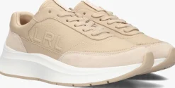 LAUREN RALPH LAUREN lage sneakers franky beige Online