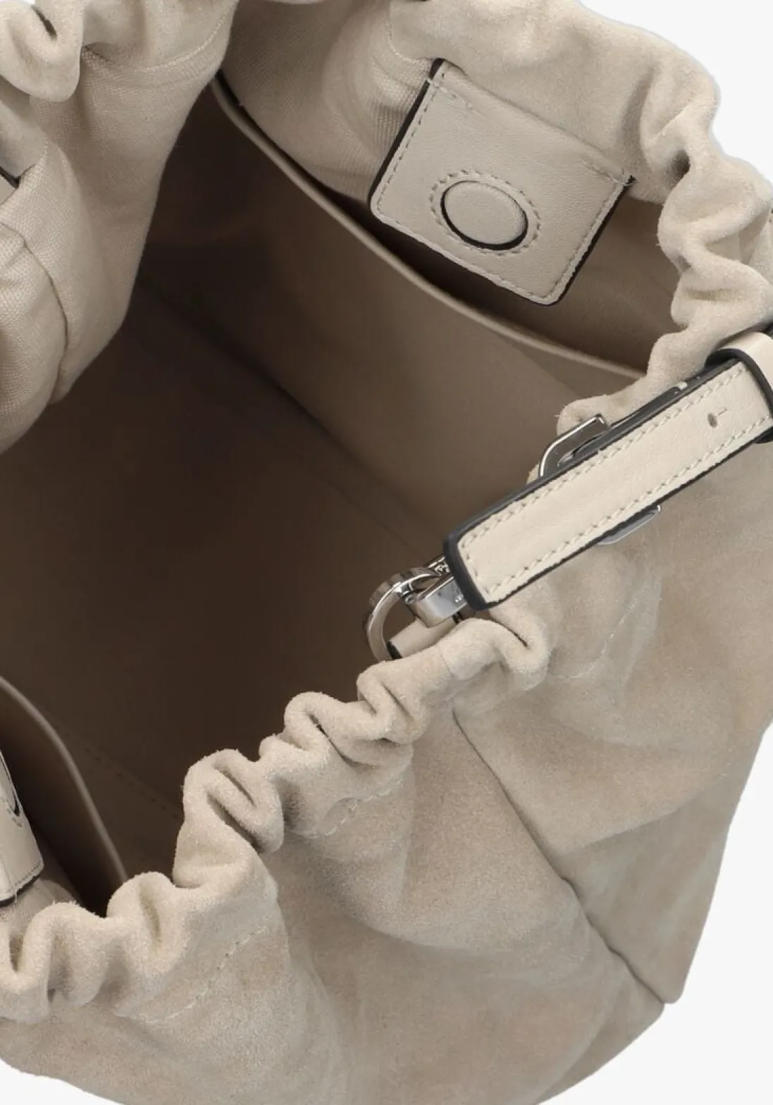 LIEBESKIND schoudertas ruffle hobo m beige