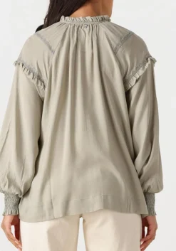 MOS MOSH blouses mmmarb sansa emb blouse beige New