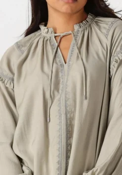 MOS MOSH blouses mmmarb sansa emb blouse beige New