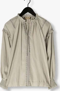 MOS MOSH blouses mmmarb sansa emb blouse beige New