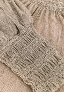 MOS MOSH blouses ximena glam ls blouse beige Best