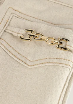 MOS MOSH wide jeans colette shimmer pants beige Hot