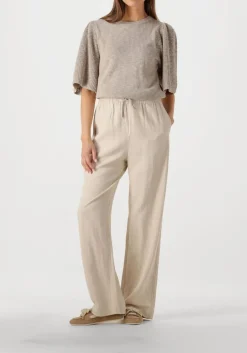 MOS MOSH wijde broek mmhelin jolene pant beige Sale