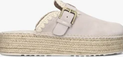 MOU instappers jute clog plain sue beige Best