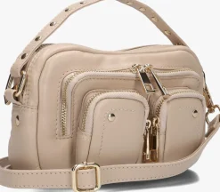 NÚNOO núnoo schoudertas helena puffed sheep beige Outlet