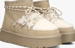 NOTRE-V vachtlaarzen femm beige New