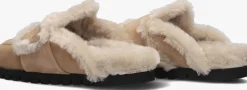NUBIKK instappers teddy fur beige