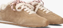NUBIKK lage sneakers billy lou fur beige Clearance